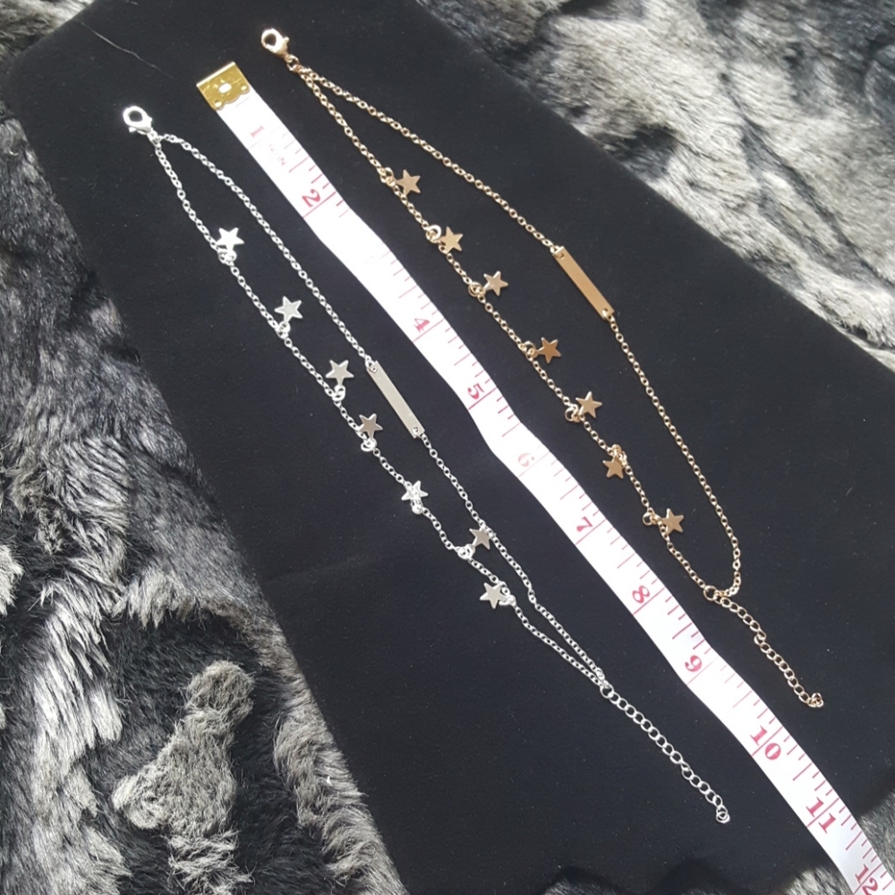 Stars & bar anklet. NWOT - Picture 4 of 7